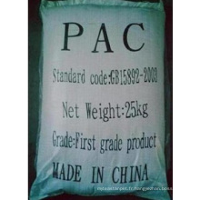 Chlorure de polyaluminium pour le traitement chimique de l&#39;eau Polyaluminium Chloride (PAC)